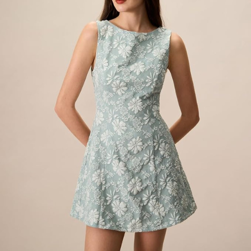 Robe Fleurie d'Été Élégante pour Femme – Coupe Fluide et Style Chic